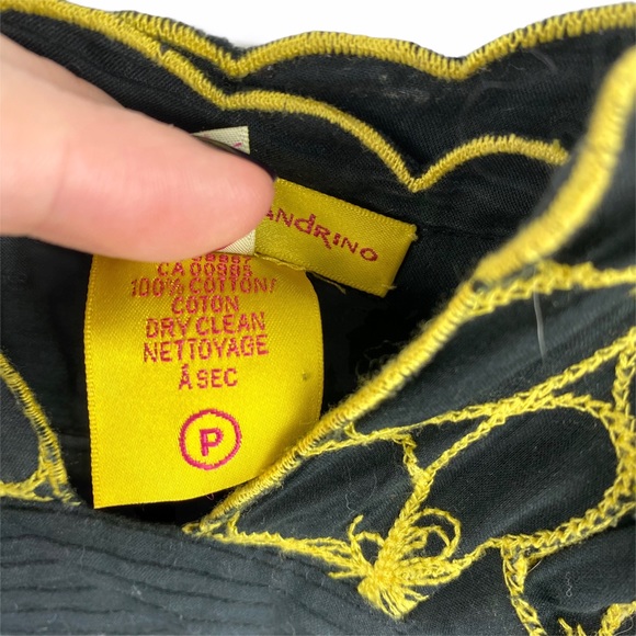 CATHERINE MALANDRINO Embroidered Sundress Dress 0 - Picture 8 of 11